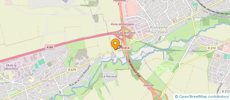 localisation de l'entreprise CAEN'DY PRO  BRETTEVILLE-SUR-ODON