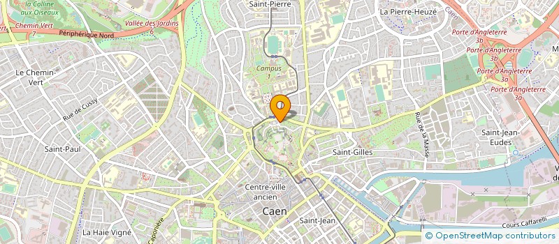 localisation de l'entreprise CAEN ETUDIANTS CLUB à CAEN