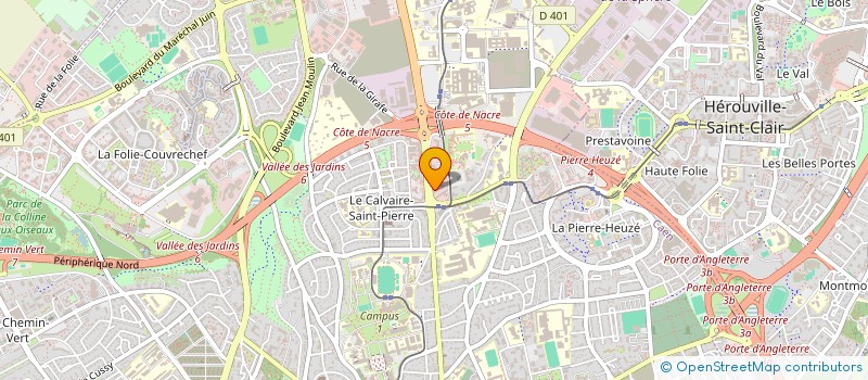 localisation de l'entreprise CAEN EXTENSION à CAEN