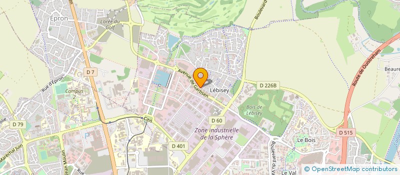 localisation de l'entreprise CAEN FLUID SERVICE à HEROUVILLE-SAINT-CLAIR