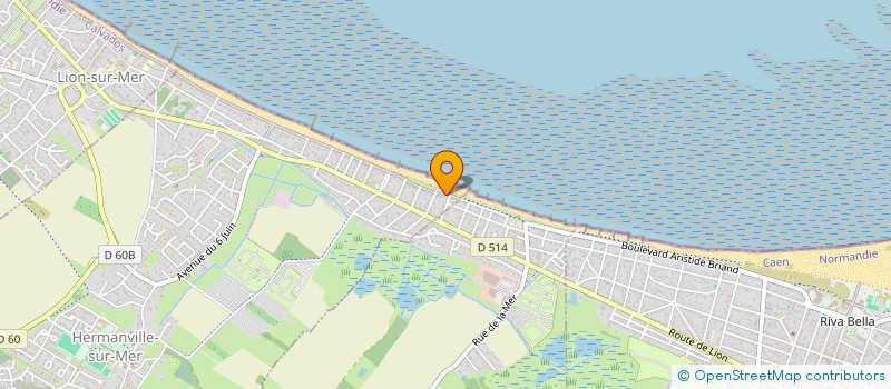 localisation de l'entreprise CAEN FOCH à HERMANVILLE-SUR-MER