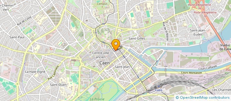 localisation de l'entreprise CAEN-FRUIT à CAEN