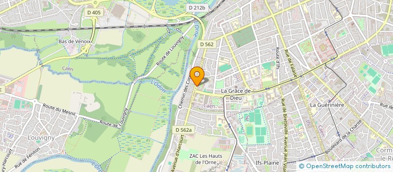 localisation de l'entreprise CAEN FUNERAIRE à CAEN