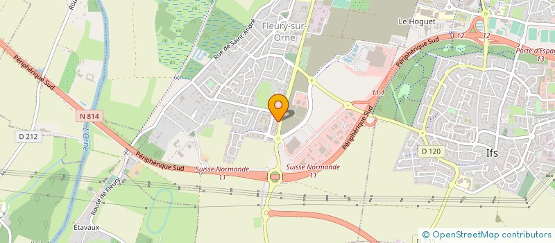 localisation de l'entreprise CAEN HAIE VIGNE à CAEN