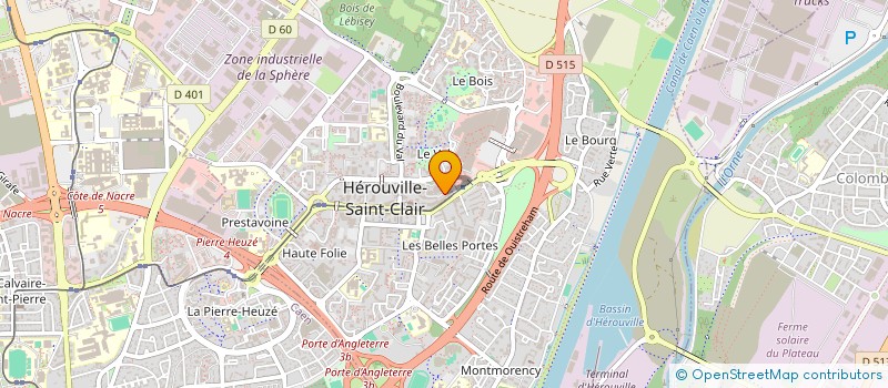 localisation de l'entreprise CAEN JAZZ ACTION  HEROUVILLE-SAINT-CLAIR