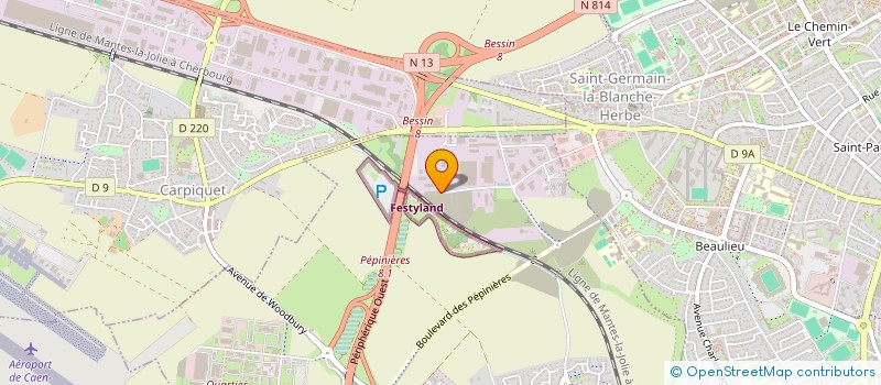 localisation de l'entreprise CAEN'LOC à BRETTEVILLE-SUR-ODON