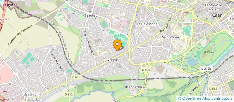 localisation de l'entreprise CAEN MALADRERIE JUDO à CAEN