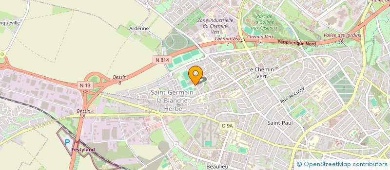 localisation de l'entreprise CAEN MALADRERIE TENNIS à CAEN