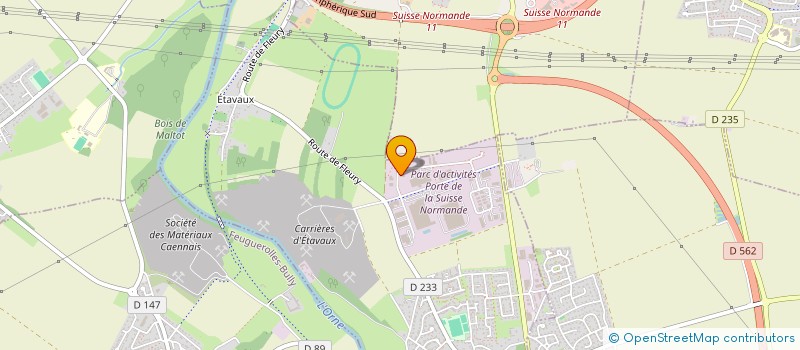 localisation de l'entreprise CAEN MENUISERIES ISOLATIONS  SAINT-ANDRE-SUR-ORNE