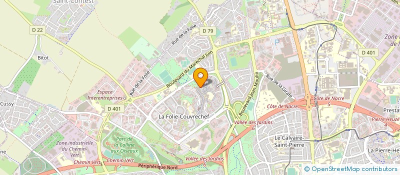 localisation de l'entreprise CAEN NORD BASKET à CAEN