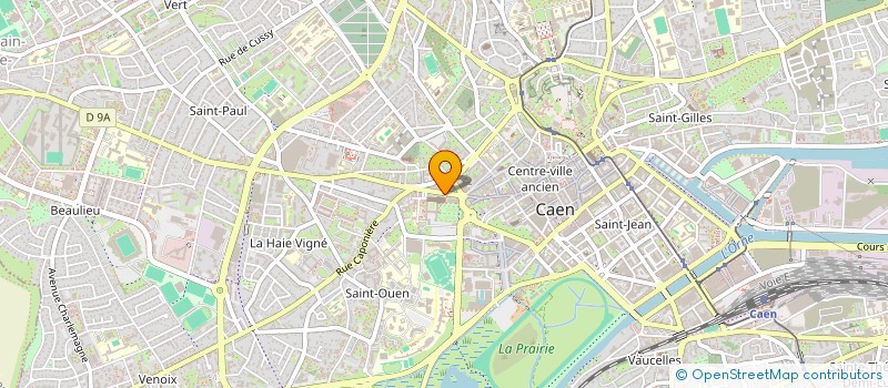 localisation de l'entreprise CAEN OPTIQUE à CAEN