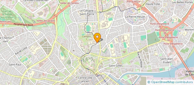 localisation de l'entreprise CAEN QUADBALL à CAEN