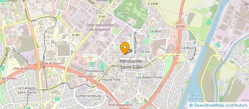 localisation de l'entreprise CAEN RADIO-MODELES AVIATION à HEROUVILLE-SAINT-CLAIR