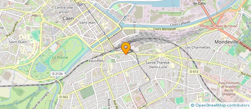 localisation de l'entreprise CAEN RIVE DROITE QUALITE DE VIE à CAEN