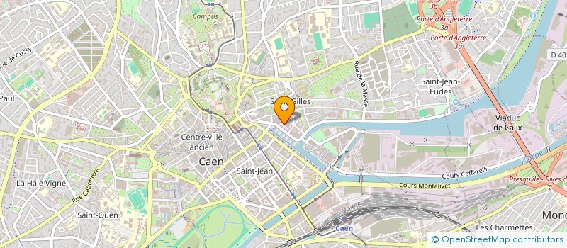localisation de l'entreprise CAEN SANTE SPORT à CAEN