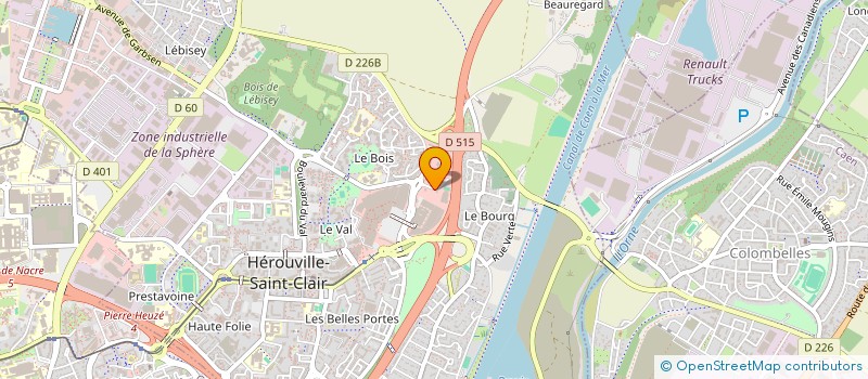 localisation de l'entreprise CAEN SUD 3 à HEROUVILLE-SAINT-CLAIR
