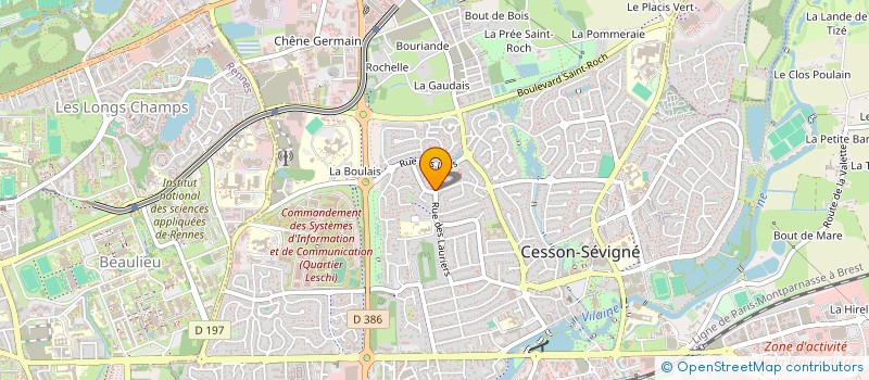localisation de l'entreprise CAEN'T STOP à CESSON-SEVIGNE