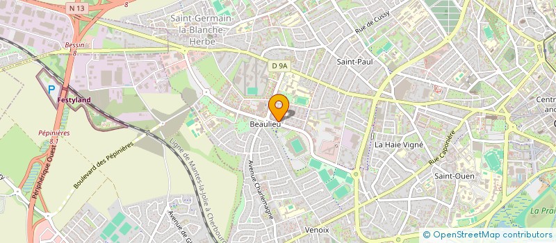 localisation de l'entreprise CAEN URBAN BIKE à CAEN