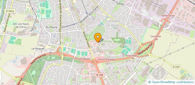 localisation de l'entreprise CAEN UTILITAIRES  CORMELLES-LE-ROYAL