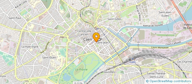 localisation de l'entreprise CAEN VOYAGES à CAEN