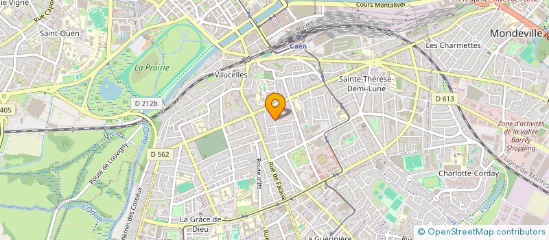 localisation de l'entreprise CAENFEATURE à CAEN