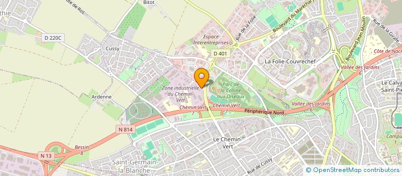 localisation de l'entreprise CAENNAISE DE TRAITEMENT DE SURFACES à CAEN