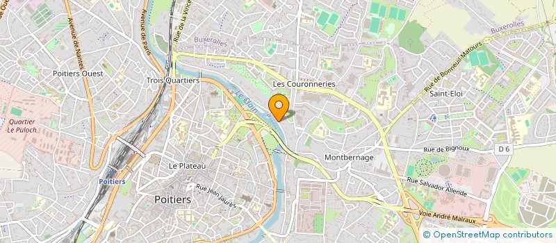 localisation de l'entreprise CAER PHILIPPE à POITIERS
