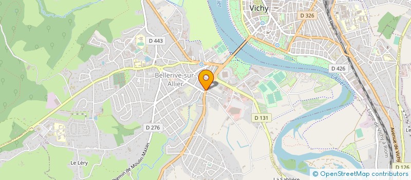 localisation de l'entreprise CAERIUS BIO DEVELOPPEMENT à BELLERIVE-SUR-ALLIER