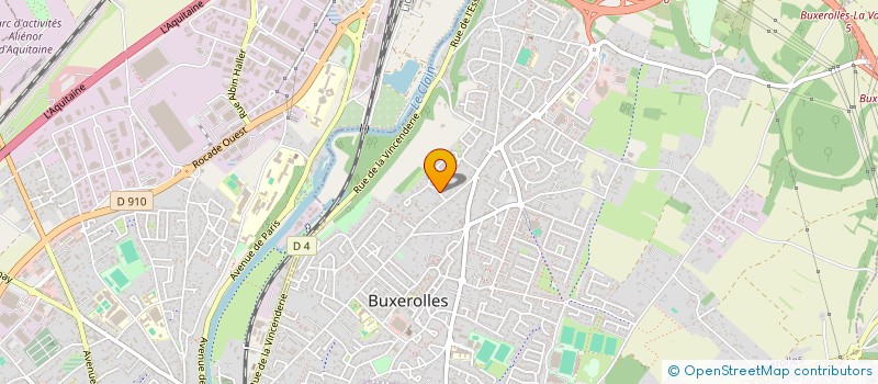 localisation de l'entreprise CAERO  BUXEROLLES