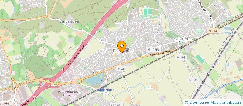 localisation de l'entreprise CAEROU ET GATTO IMMOBILIER à BAILLARGUES