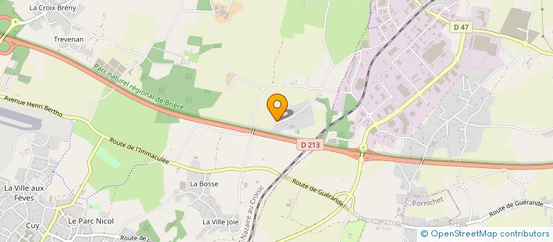 localisation de l'entreprise CAERUS GROUPE à LA BAULE-ESCOUBLAC
