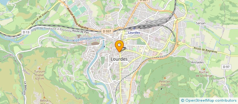 localisation de l'entreprise CAESAR à LOURDES