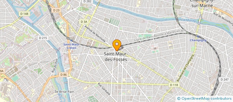 localisation de l'entreprise CAESAR à ST MAUR DES FOSSES