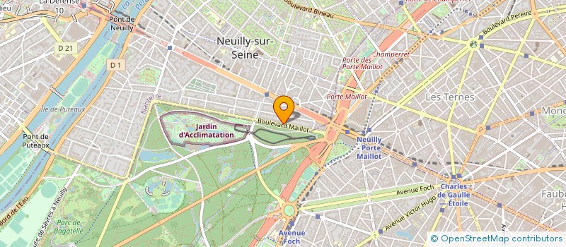 localisation de l'entreprise CAESAR PARIS à NEUILLY-SUR-SEINE