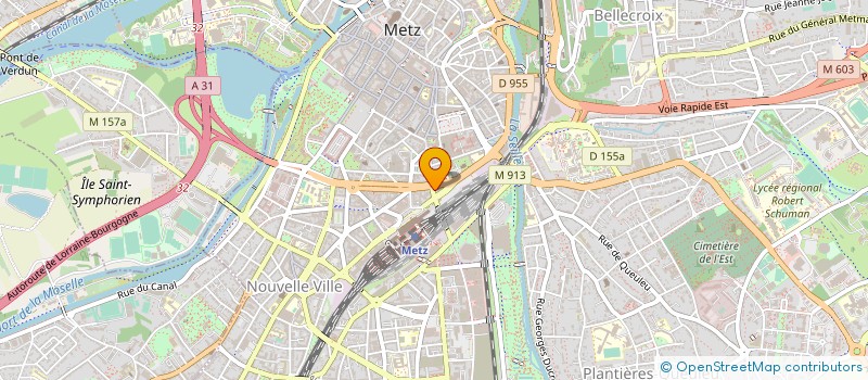 localisation de l'entreprise CAESAR PIZZA à METZ