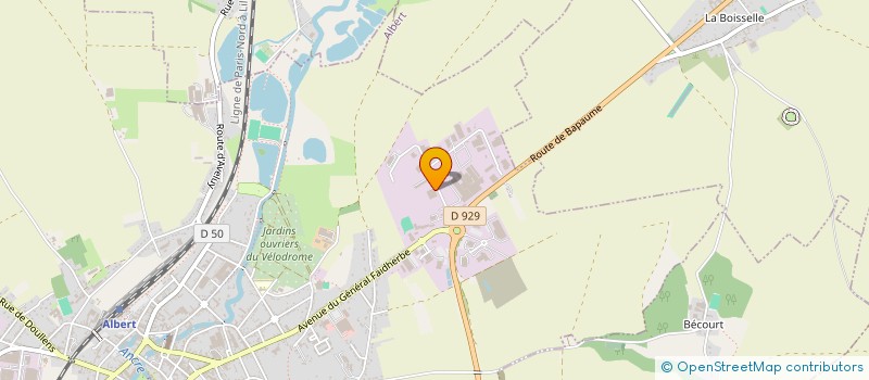 localisation de l'entreprise CAETERRA  ALBERT