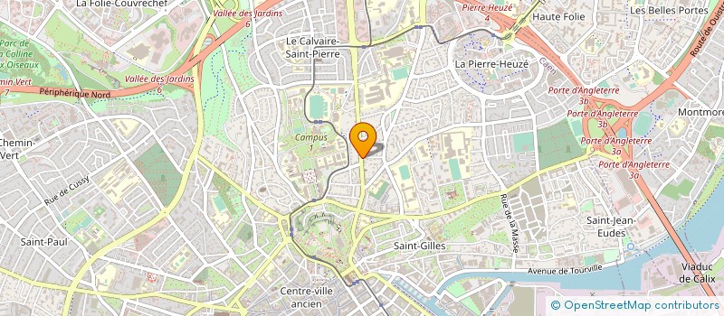 localisation de l'entreprise CAEVA à CAEN
