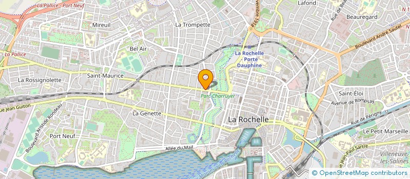 localisation de l'entreprise CAF CHARENTE MARITIME à LA ROCHELLE