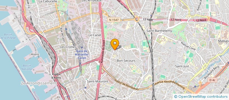 localisation de l'entreprise CAF'EXPRESS à MARSEILLE