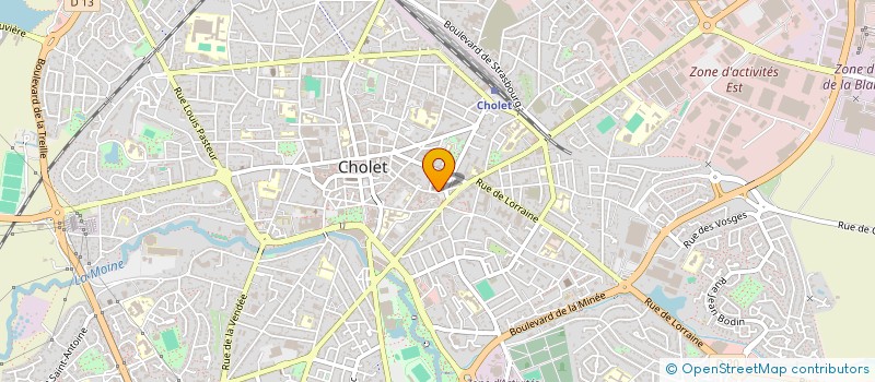 localisation de l'entreprise CAFA à CHOLET
