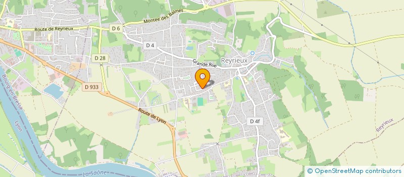 localisation de l'entreprise CAFA à REYRIEUX