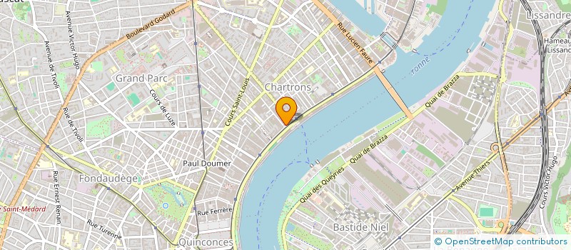 localisation de l'entreprise CAFA-CHARTRONS  BORDEAUX