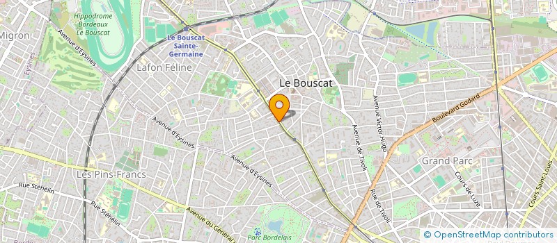 localisation de l'entreprise CAFAE  LE BOUSCAT