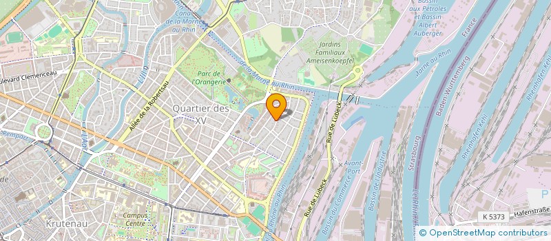 localisation de l'entreprise CAFAMARO  STRASBOURG