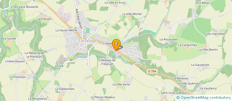 localisation de l'entreprise CAFAS  CORSEUL