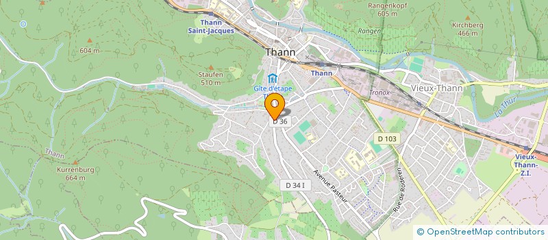 localisation de l'entreprise CAFAYBO  THANN