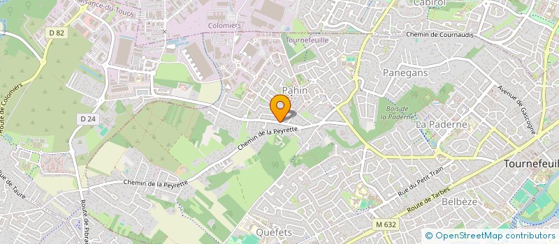 localisation de l'entreprise CAFB PARTNERS  TOURNEFEUILLE