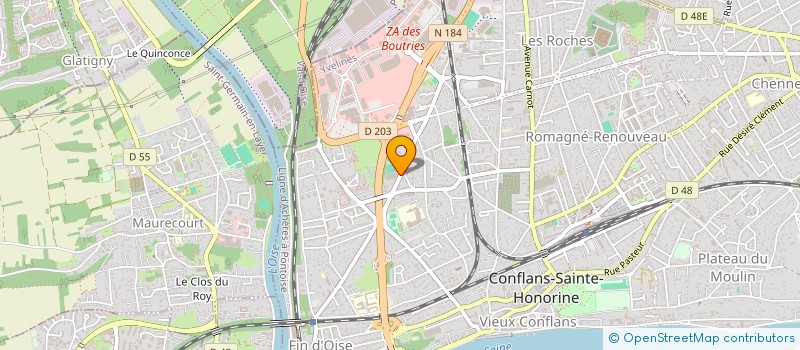 localisation de l'entreprise CAFCA SERVICE à CONFLANS-SAINTE-HONORINE