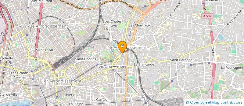 localisation de l'entreprise CAFE 007 à MARSEILLE