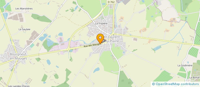 localisation de l'entreprise CAFE 1700  MAUGES-SUR-LOIRE